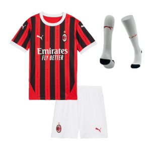 AC Milan Home Kids Soccer Jerseys Full Kit 2024/25