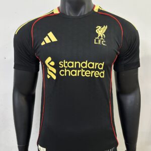 Liverpool Authentic Soccer Jersey 2025/26 (Black Gold)