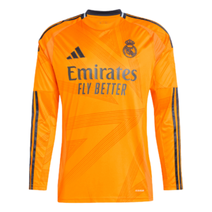 Real Madrid Away Long Sleeve Soccer Jersey 2024/25