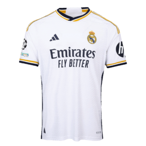 Real Madrid Home Authentic Soccer Jersey 2023/24 - UCL