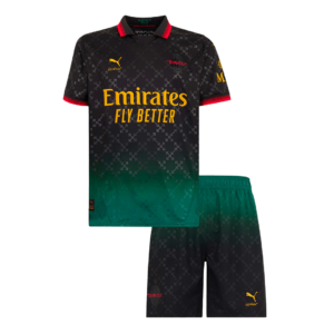 AC Milan Fourth Away Kids Soccer Jerseys Kit 2024/25