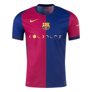 Barcelona Home Authentic Soccer Jersey 2024/25 - COLDPLAY
